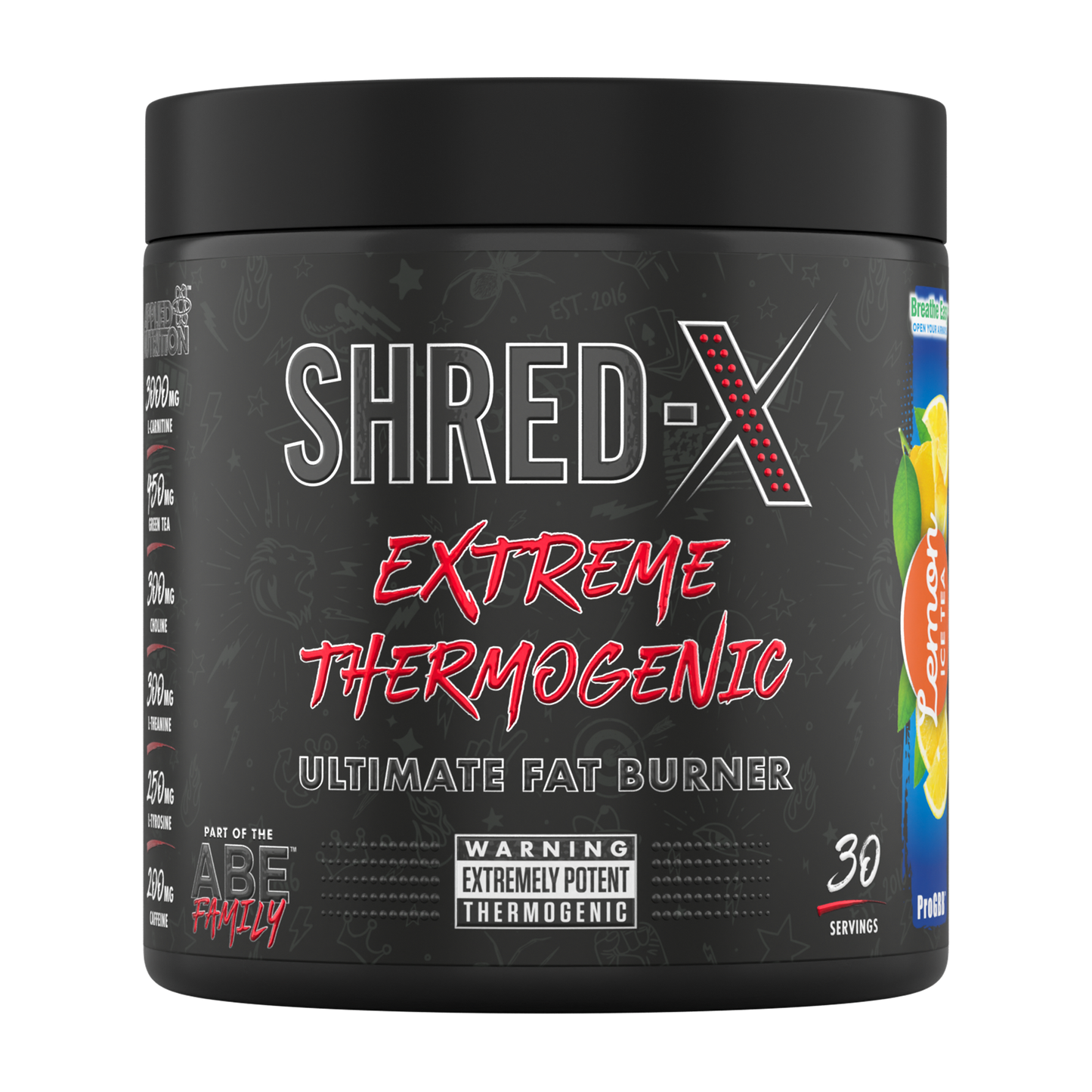 APPLIED NUTRITION - SHRED-X EXTREME THERMOGENIC FAT BURNER