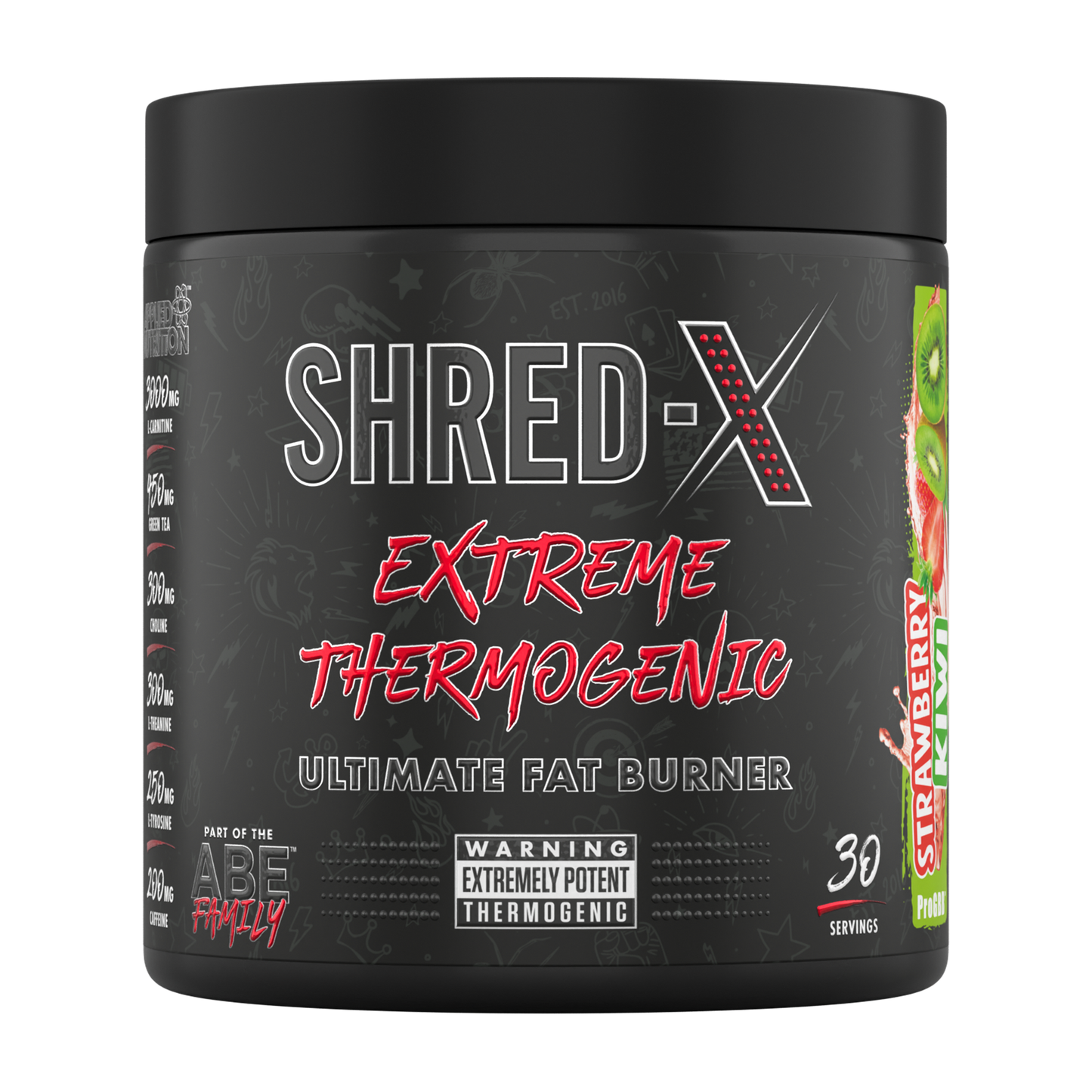 APPLIED NUTRITION - SHRED-X EXTREME THERMOGENIC FAT BURNER