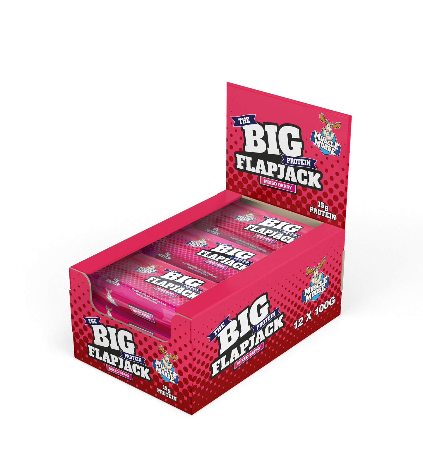 MUSCLE MOOSE - BIG PROTEIN FLAPJACKS