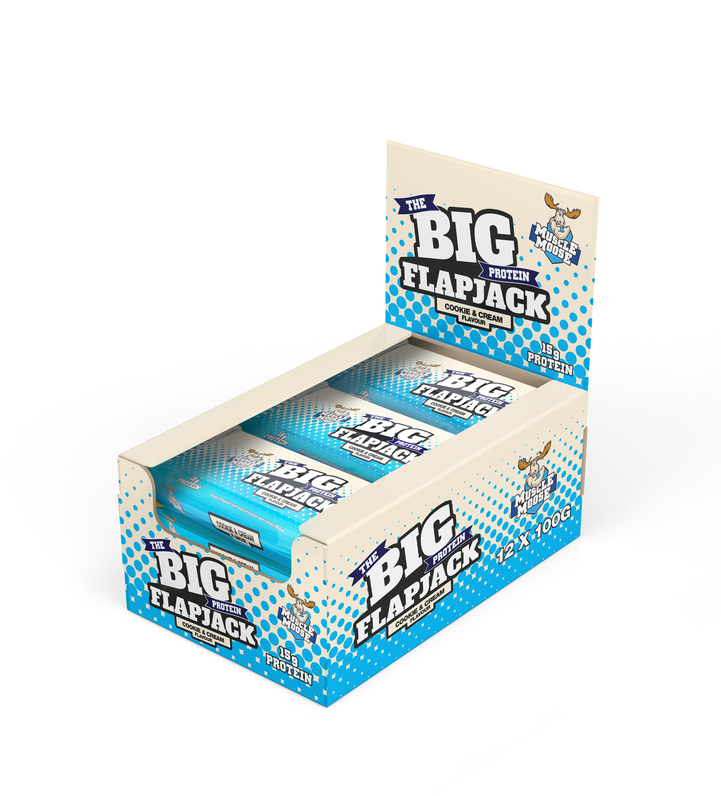 MUSCLE MOOSE - BIG PROTEIN FLAPJACKS