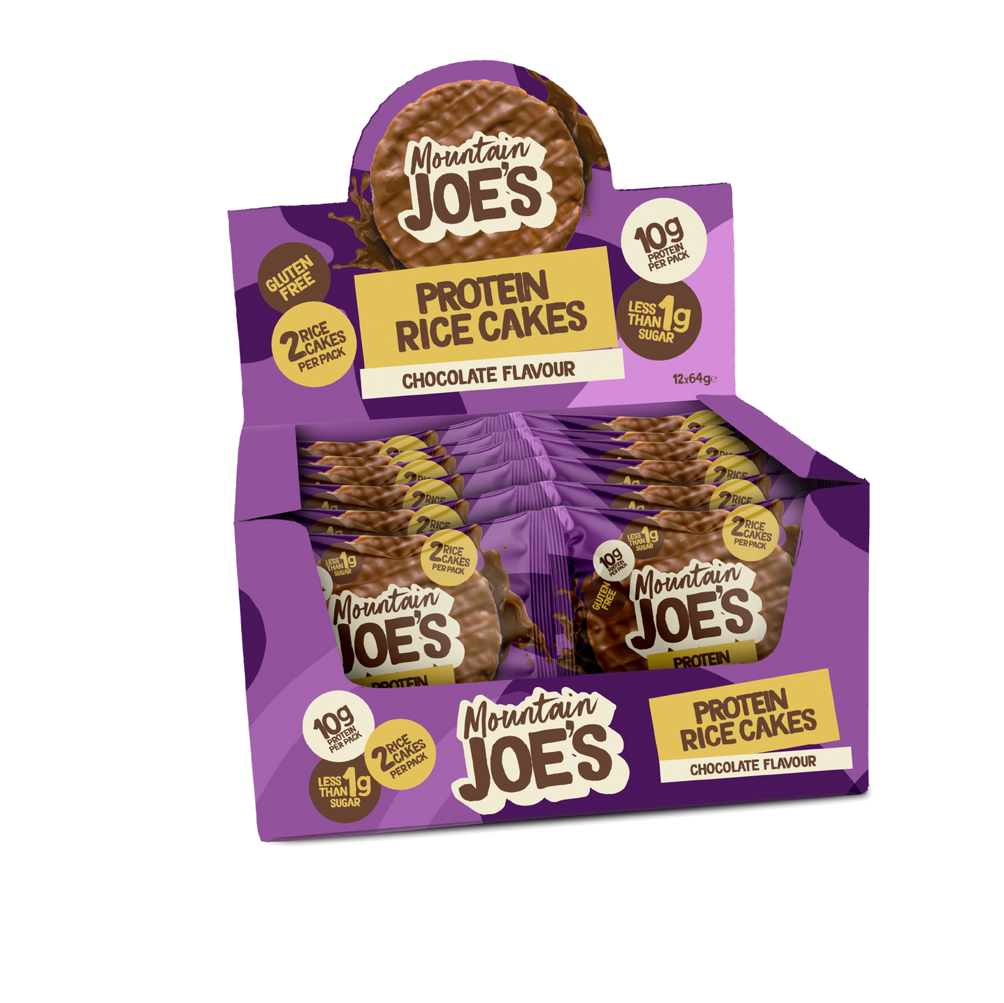 MOUNTAIN JOE'S - ON-THE-GO HIGH PROTEIN RICE CAKES TWIN PACK