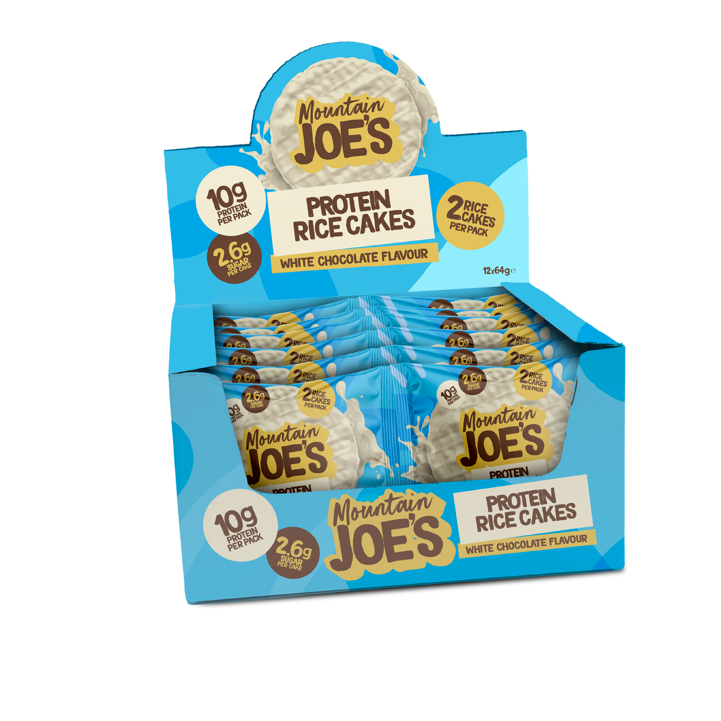 MOUNTAIN JOE'S - ON-THE-GO HIGH PROTEIN RICE CAKES TWIN PACK